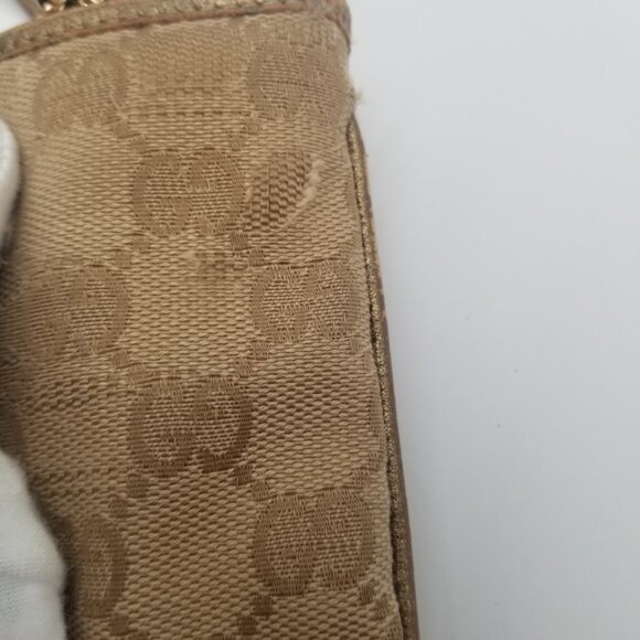 Gucci GG Jolicoeur Crossbody Brown Beige Canvas Fabric Bag - Picture 12 of 16